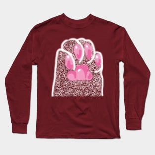 Cute cats t-shirts, cute cat's  jelly foot, funny cats feet Long Sleeve T-Shirt